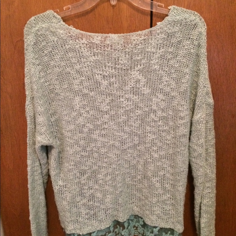Teal Lacey Boutique Sweater - Picture 3 of 3